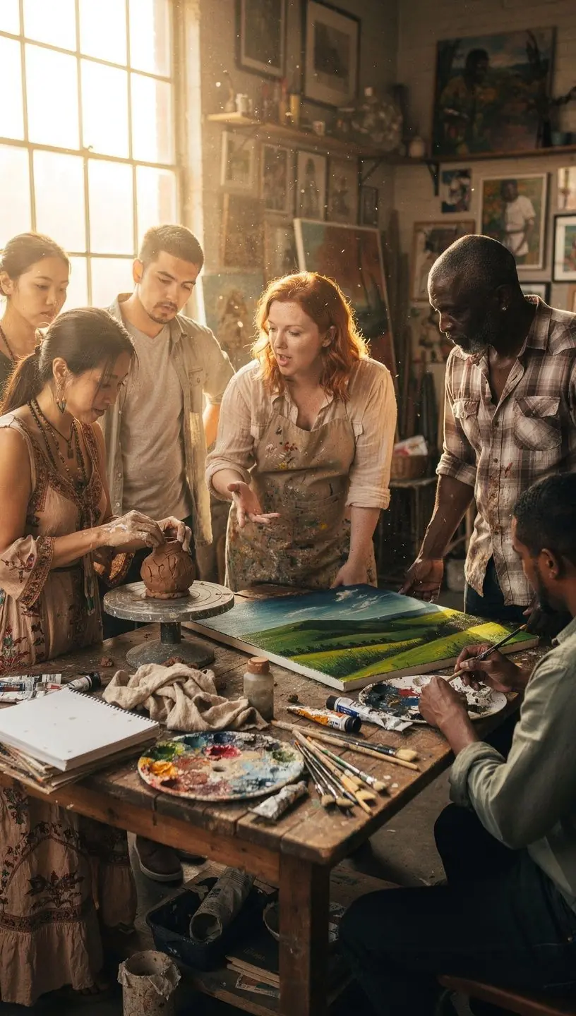 Art education enhancing community hubs and engagement