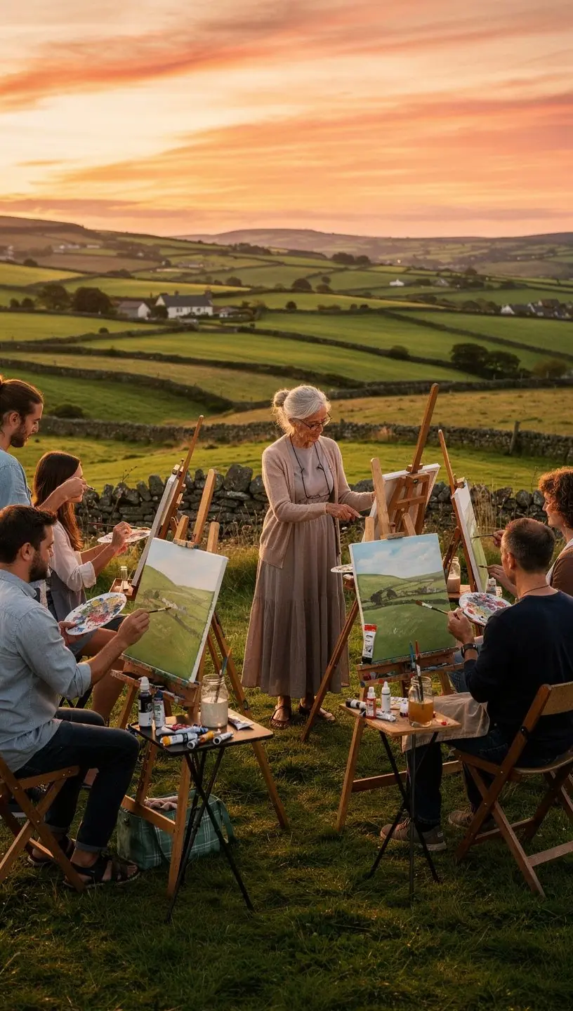 Inclusive art space fostering community and creativity